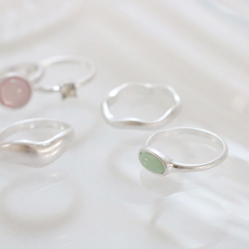 Vivid Moody Ring Set - 6 Set