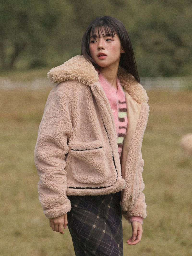 Fur-collar Dumble Jumper