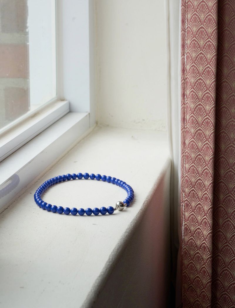 cobalt blue necklace