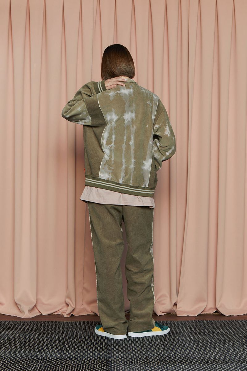 VELOUR CORDUROY BLOUSON / KHAKI