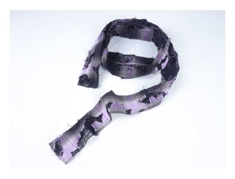 allbubble Broken purple lace vest