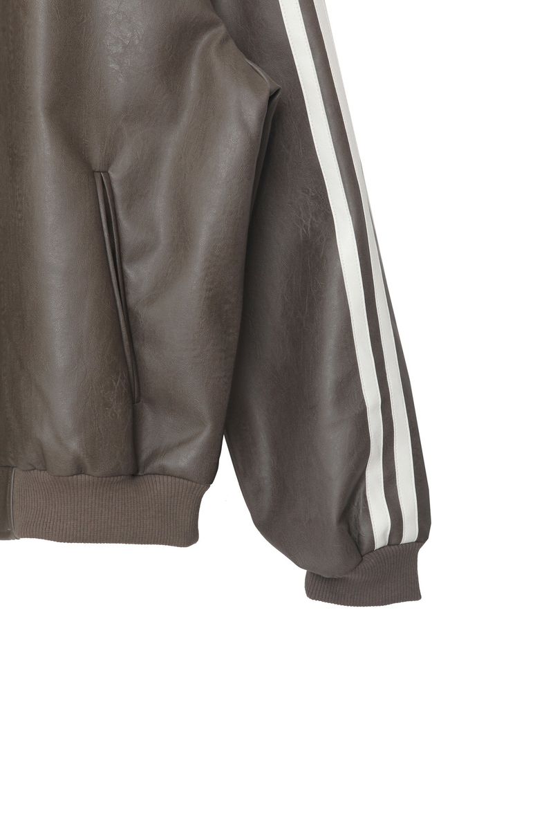 Biker Track Leather Jacket