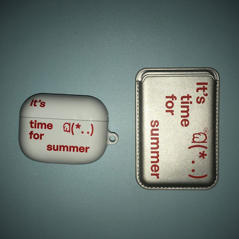 It's time for summer (gray) airpod case