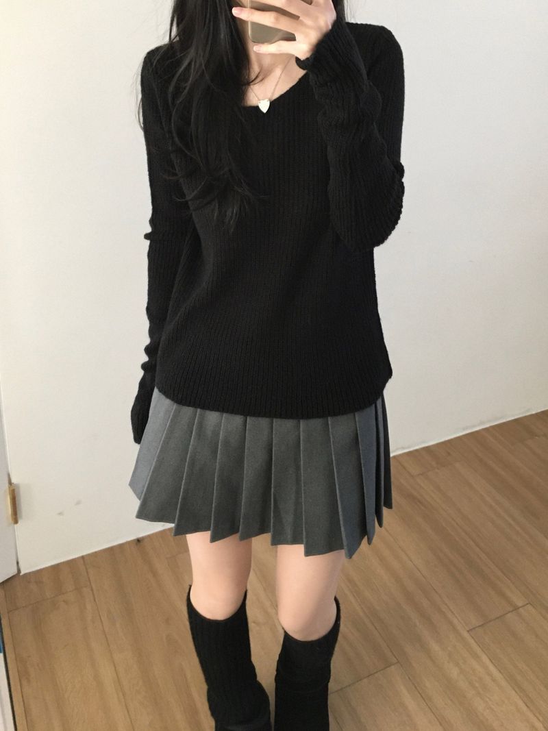 Basic Two-Way Knitwear (3 colors)