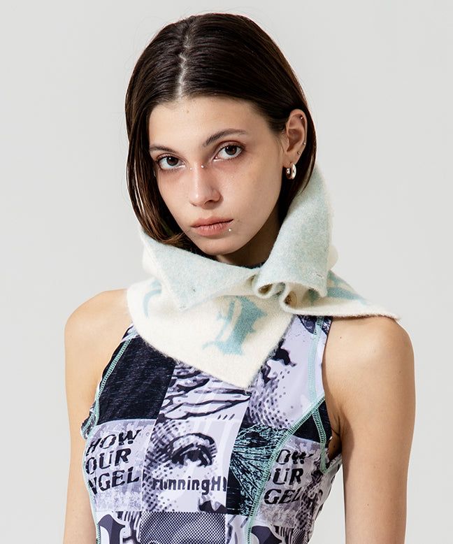 RNHI JACQUARD NECK WARMER