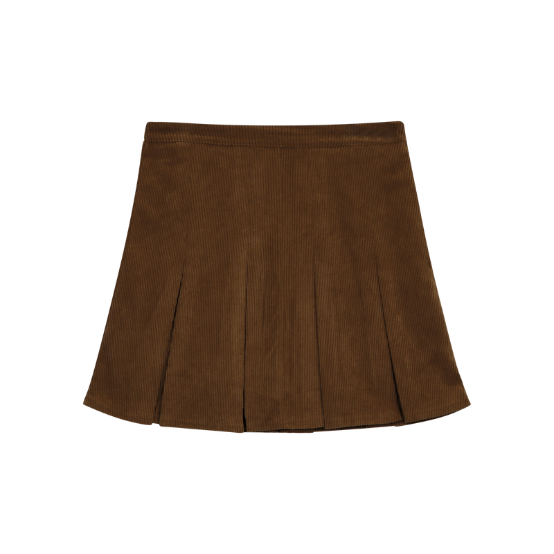 CUDDLE CORDUROY PLEATS SKIRT