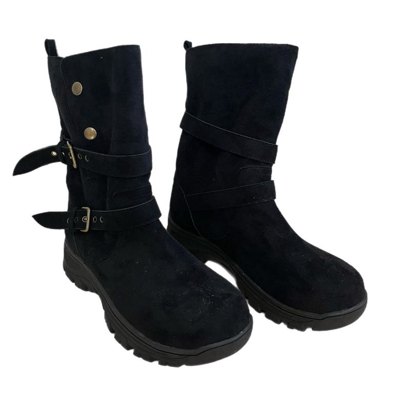 Wander Hiker Two Strap Suede Mid Boots