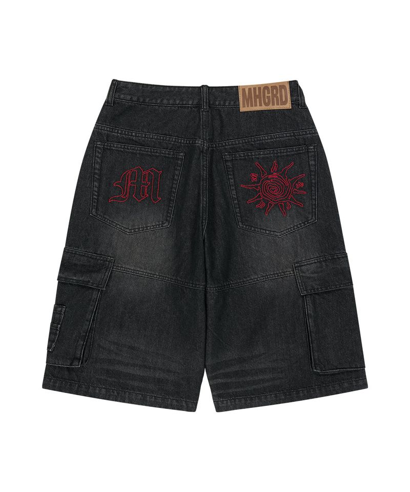 BERMUDA CARGO DENIM SHORT