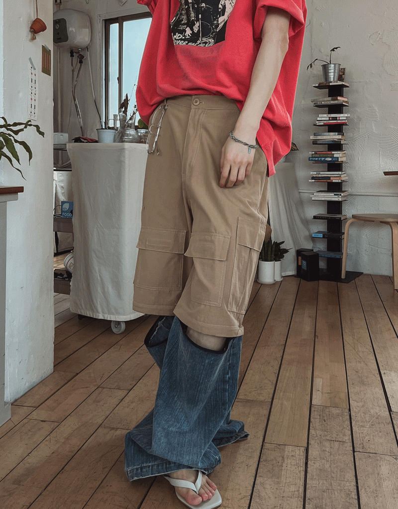 2PLAN（ツープラン）の「マッチツーウェイカーゴワイドパンツ (2 color)（Pants）」