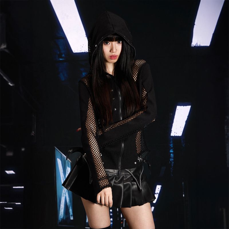 SEXXDEVIL Cross Mesh Jacket
