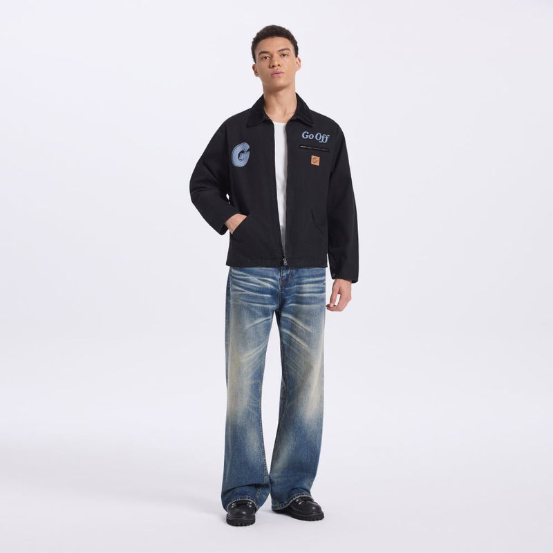GO OFF（ゴーオフ）の「ウォッシュド 14oz クロップドデトロイトワークジャッカー（ジャケット/アウター）」