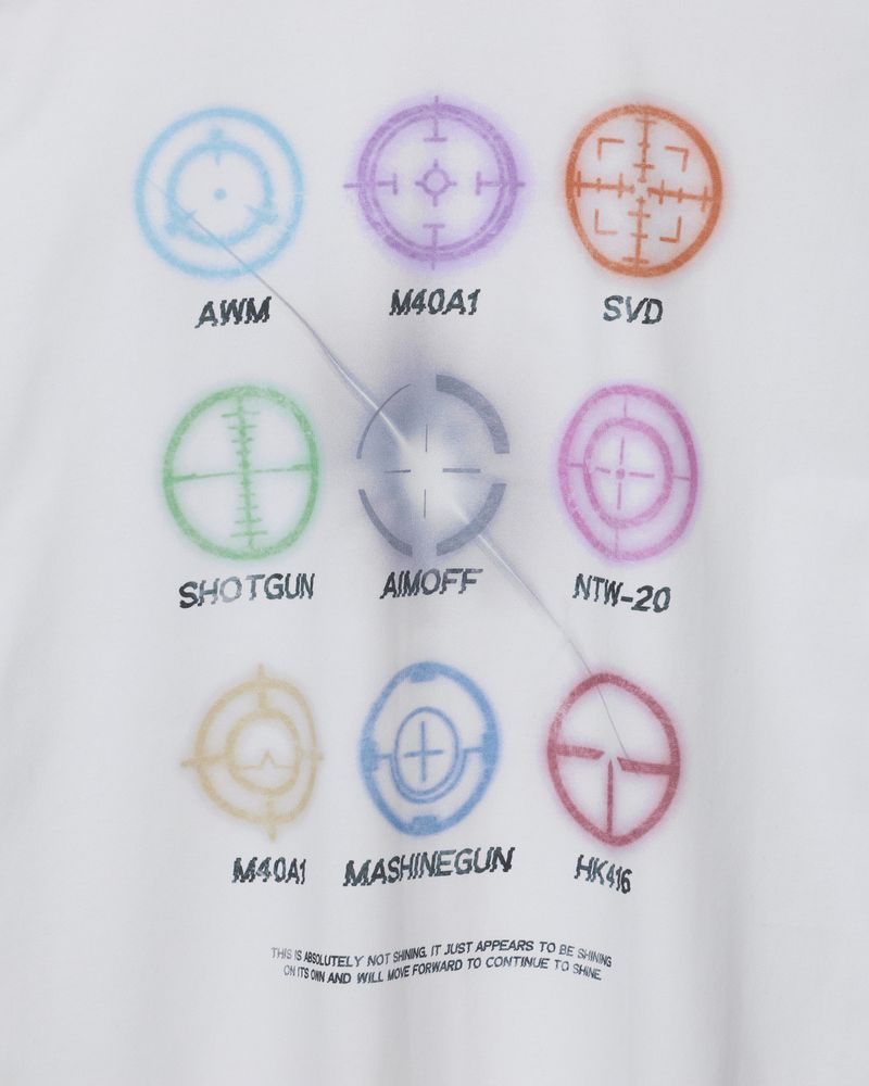 aim T-shirts [ white ]