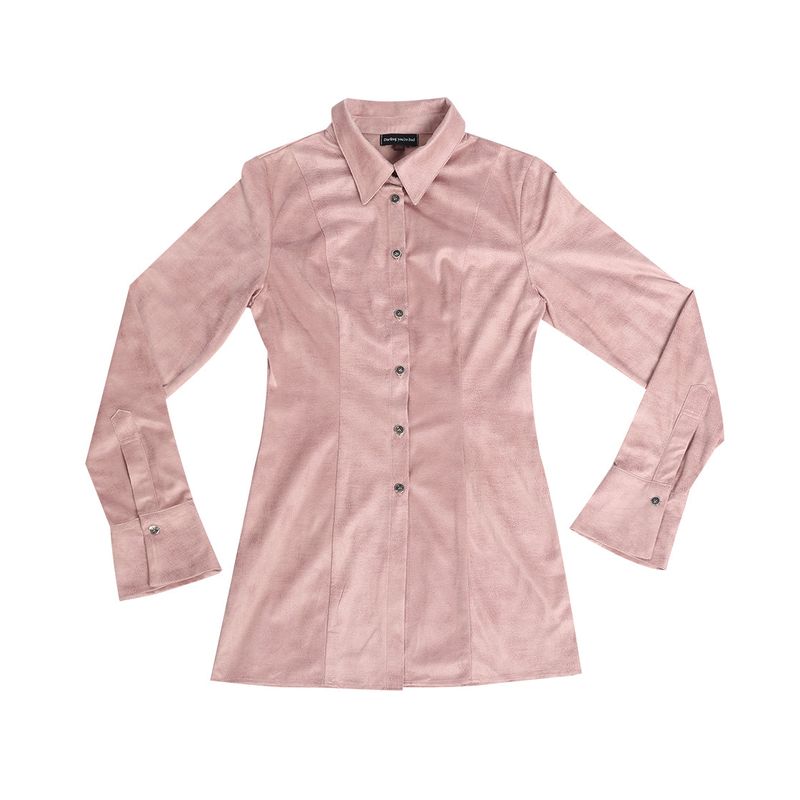 DARLING, YOU ARE BAD（YOU ARE BAD）の「VINTAGE SUEDE LONG SHIRT #PINK（Tops）」