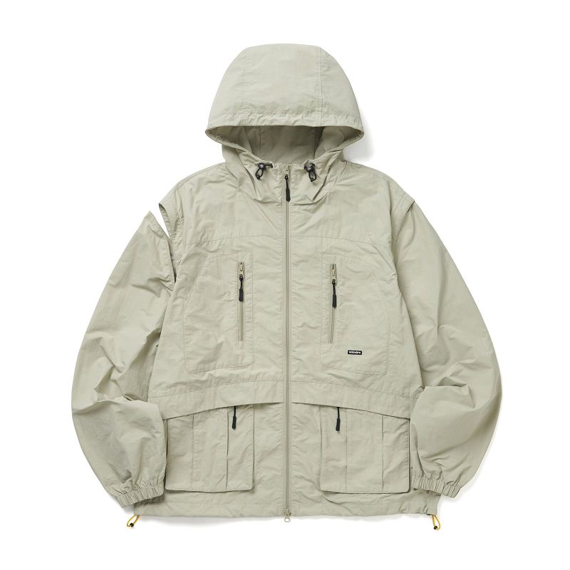 WKNDRS（ウィークエンダーズ）の「TWO-WAY ZIP MOUNTAIN JK (BEIGE)（Jackets/Outerwear）」