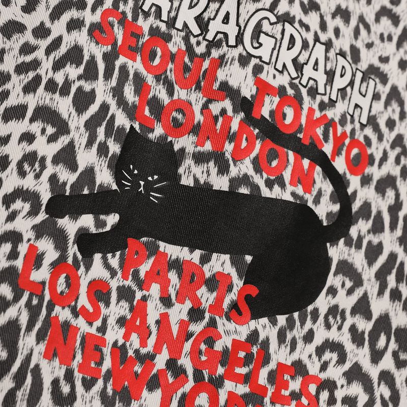 BLACK CAT LEOPARD BAG