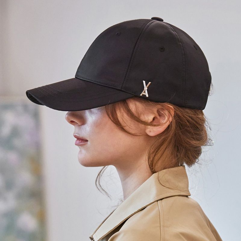 VARZAR(バザール)の「VA Cubic Stud Re-nylon Ball Cap / Black(Hats)」