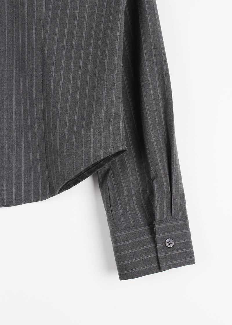 FRILL STRIPE SHIRT