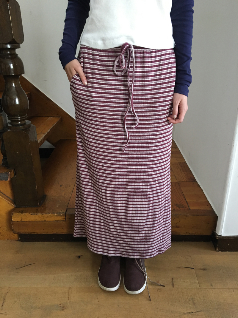Renew knit long skirt (2color)