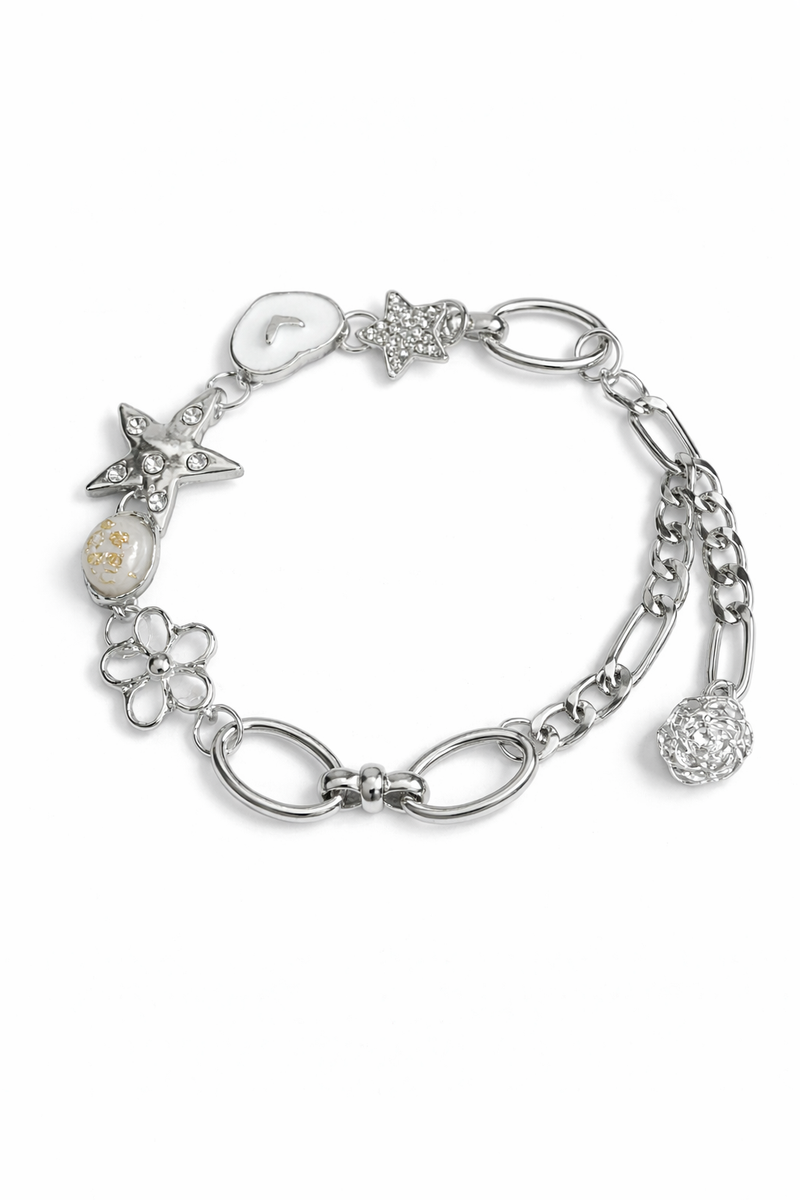 aoyu（アオユ）の「Star Flower Silver Chain Bracelet（Accessories）」