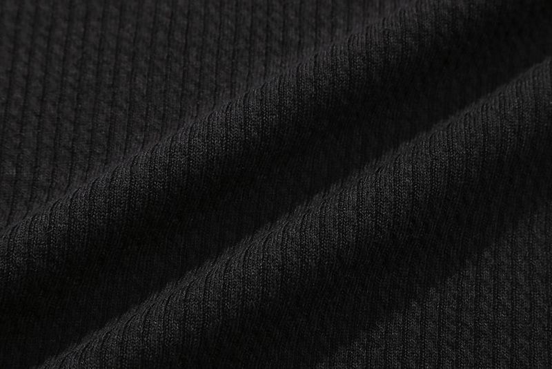 SIDE OPEN KNIT VEST_BLACK