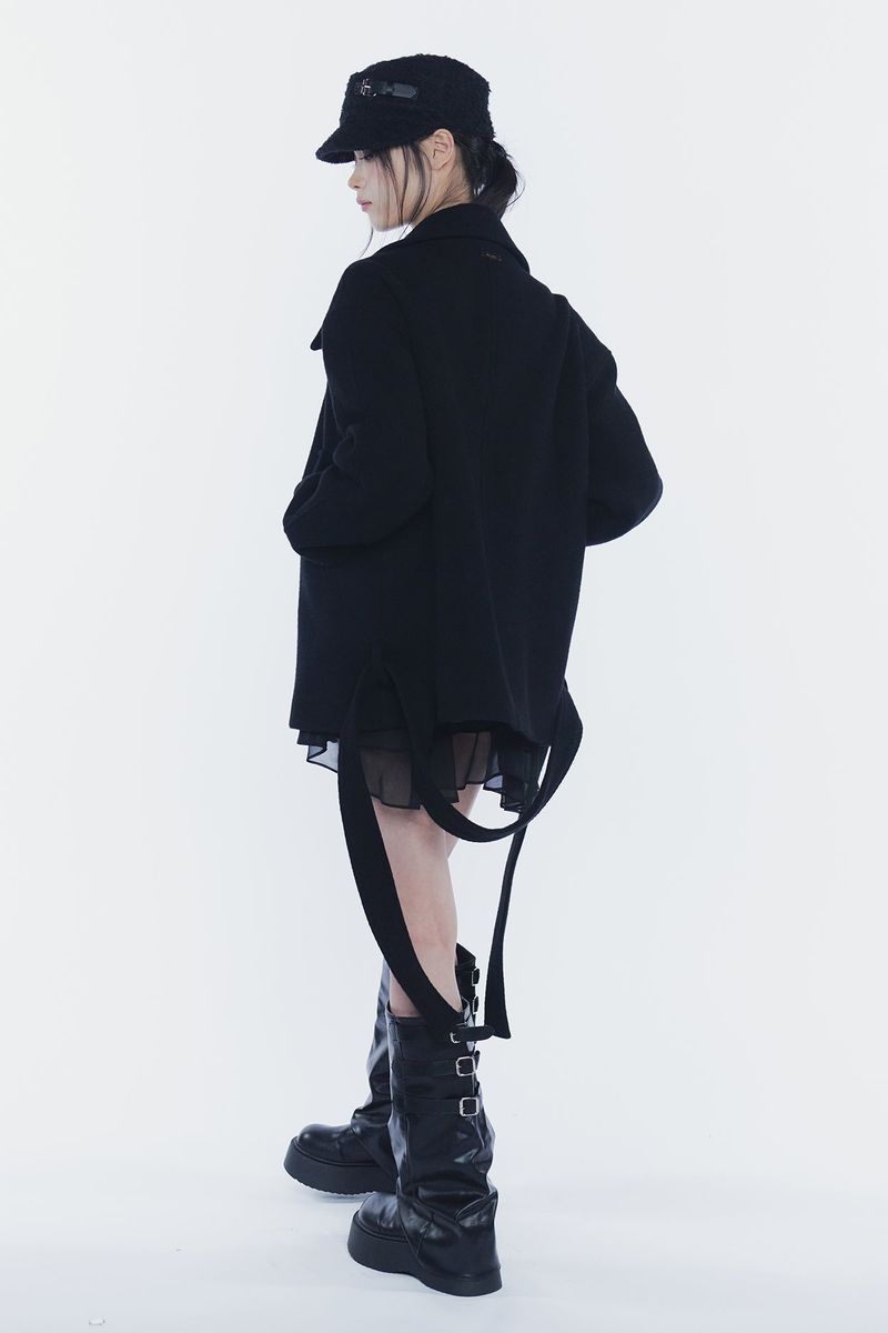 LUNA BELLBOY CAP black