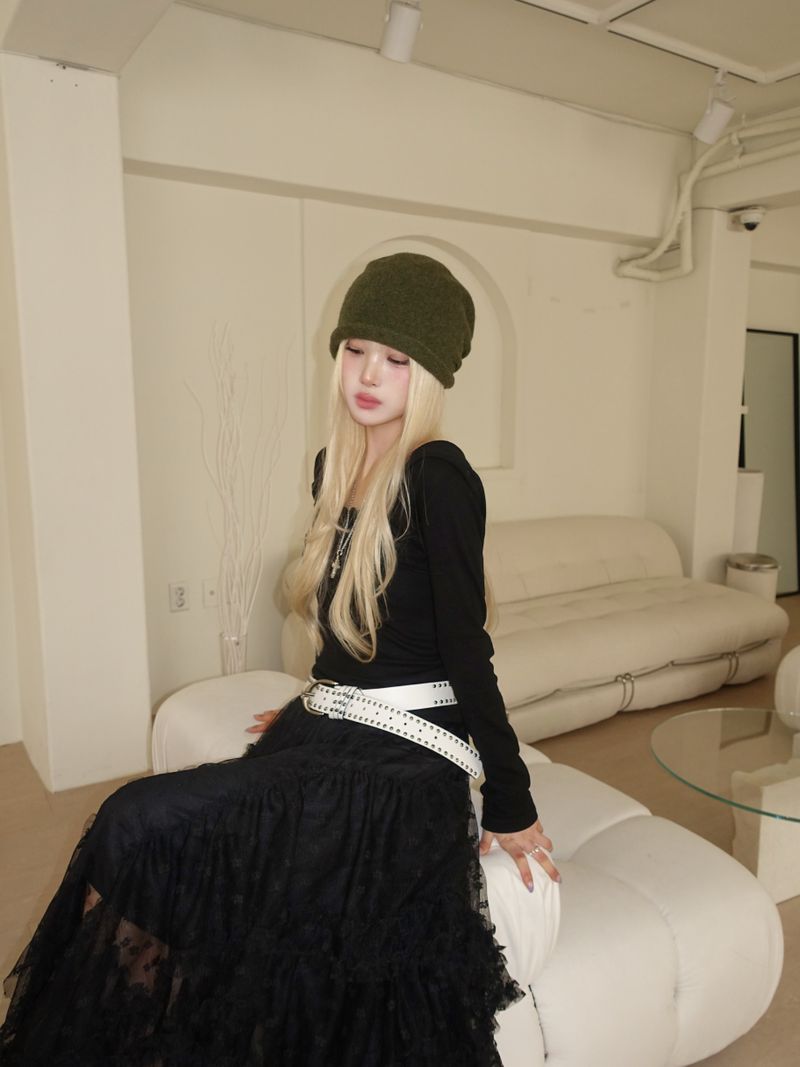 vintage wool beanie