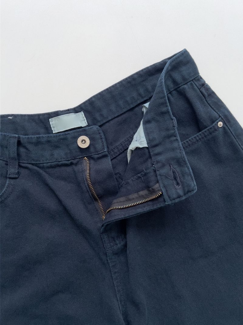 602 Dyed Cotton Wide Pants