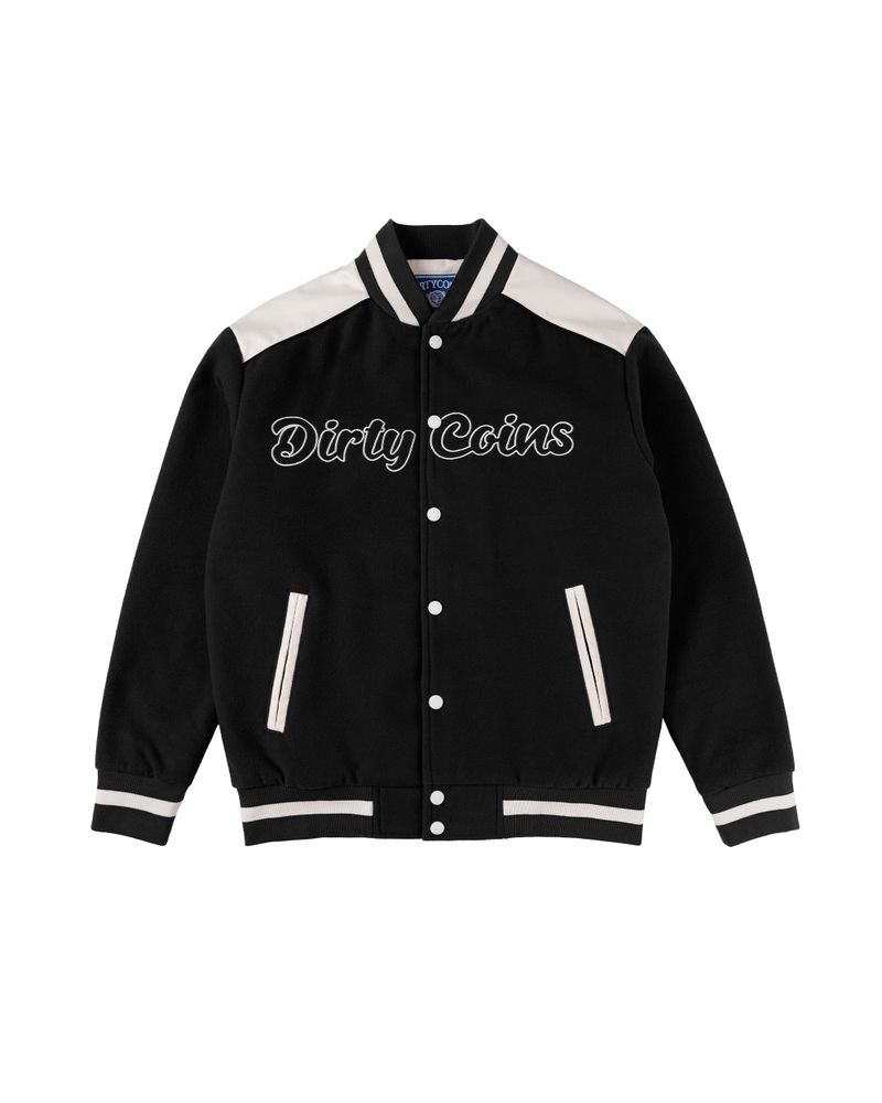 DirtyCoins(ダーティーコインズ)の「University Felt Varsity Jacket - Black(Jackets/Outerwear)」