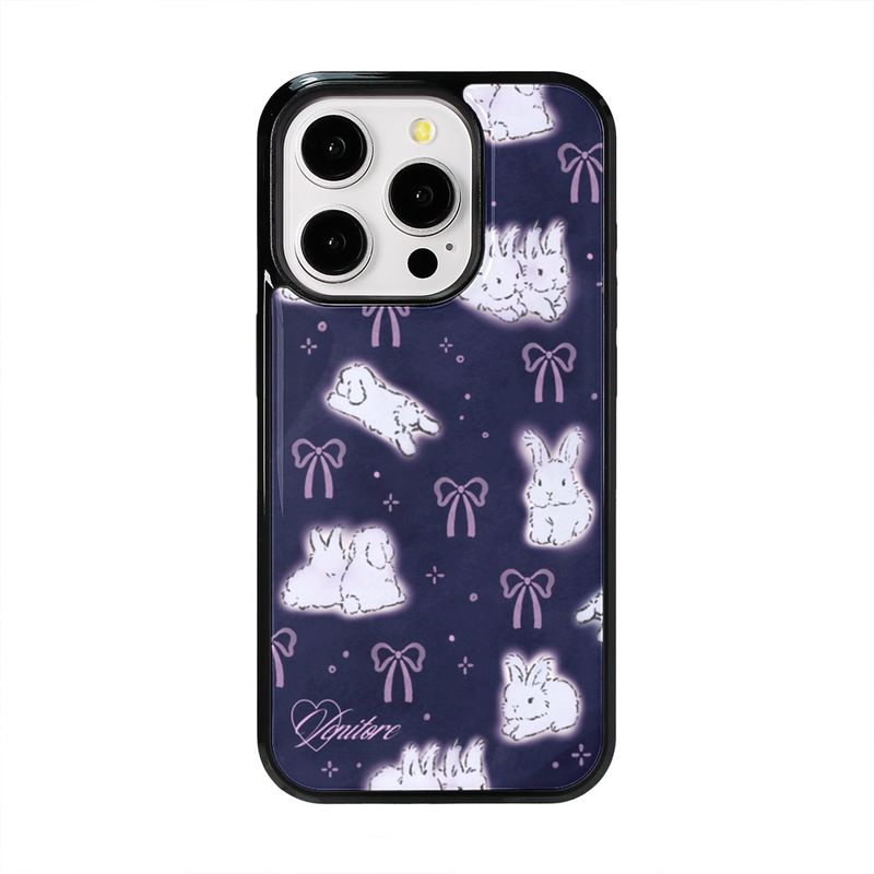 [MADE][Epoxy Bumper Case] Starry Night Bunny • Navy