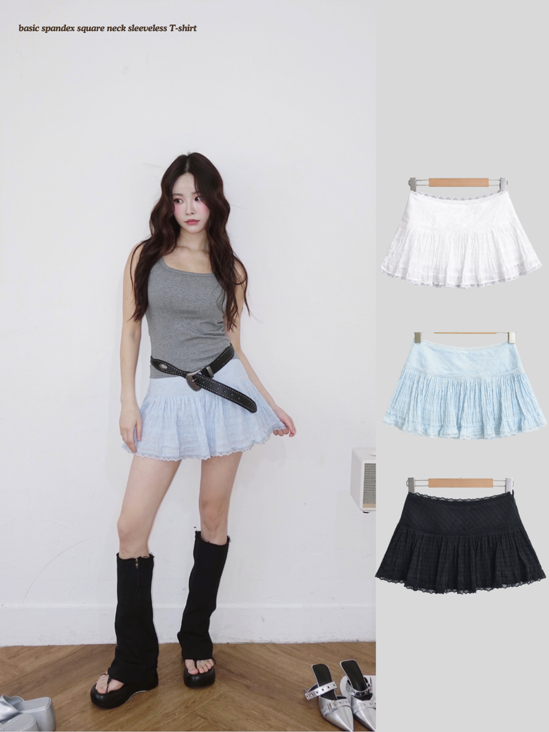 dereborujo（ドレボルゾー）の「frill two-to-a-line skirt（Skirts）」