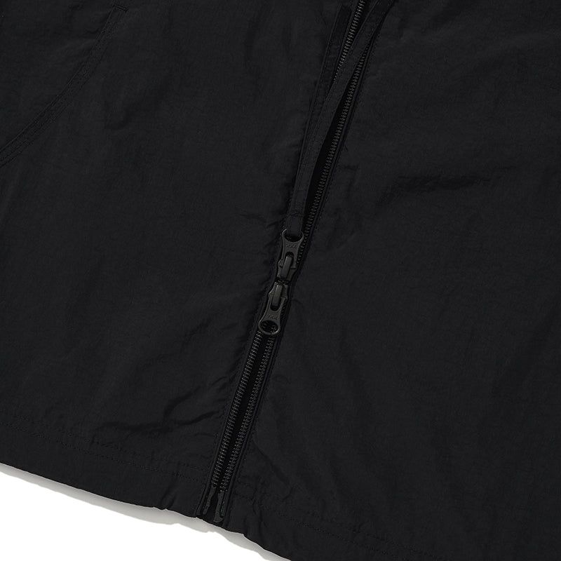 KIRSH プレーンインクシジョンウーブンウインドブレーカー [BLACK]