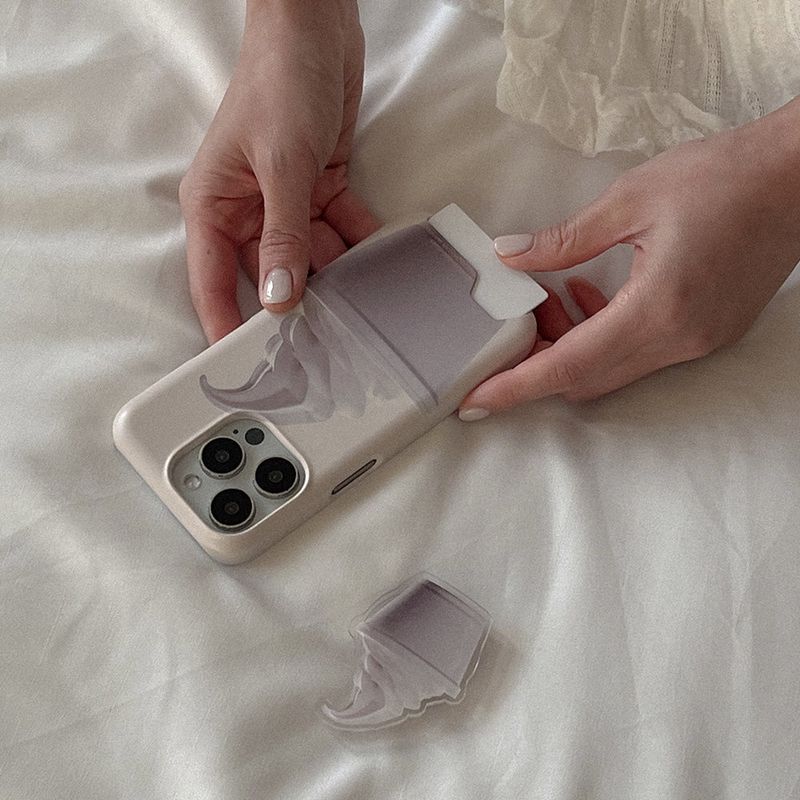 [Mademoment] soft ice cream dream design iphone card case