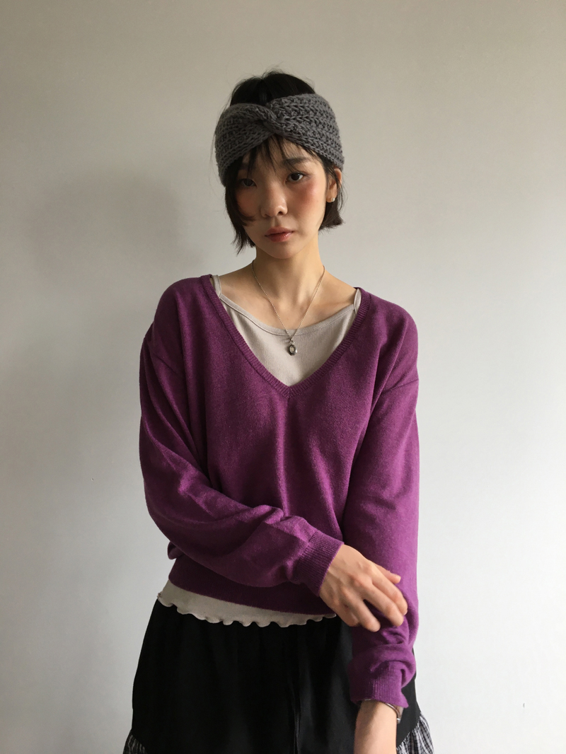 Maeve V-neck Knit (5color)