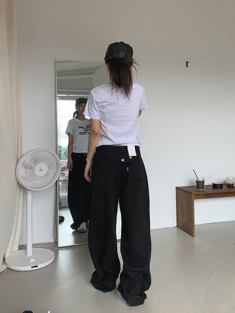 COTTON BIJO WIDE PANTS (2COLOR)