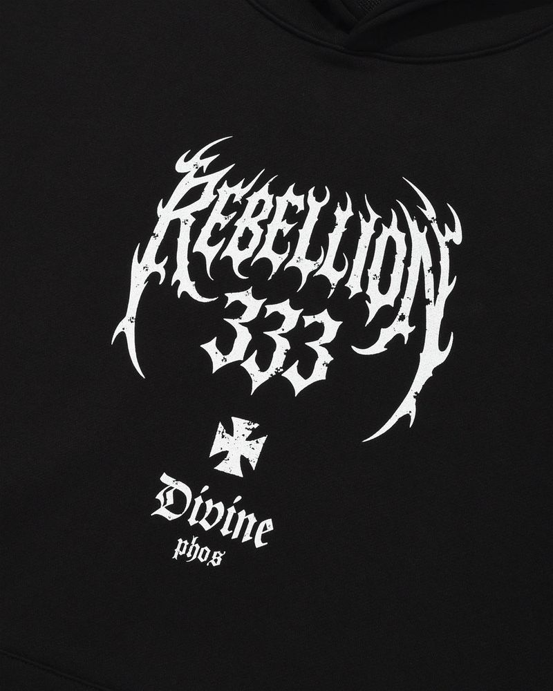 Rebellion 333 Hoodie/Black