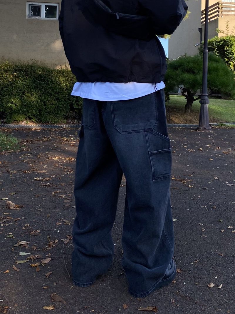 Skipper Balloon Carpenter Denim Pants 2C