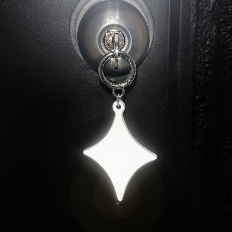 starry mirror keyring 