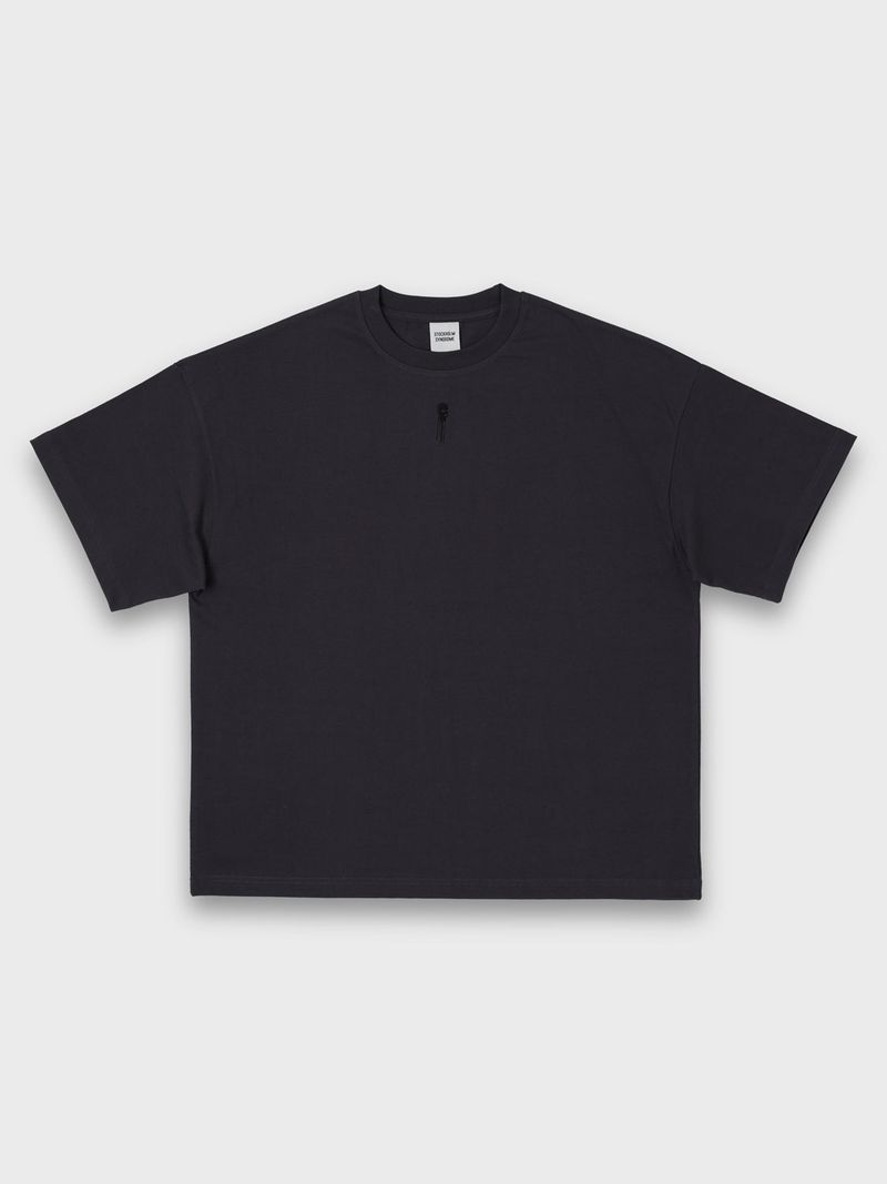 バラクラバロゴTシャツ - チャコール