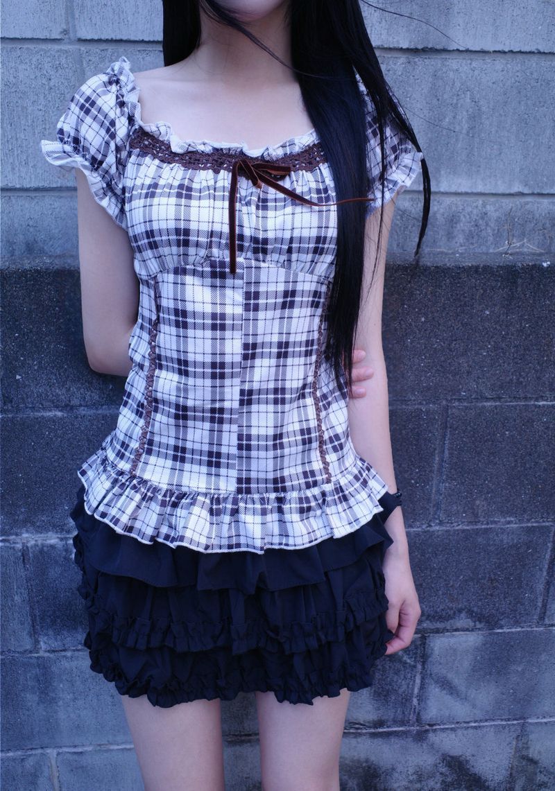 popo frill mini sk (4color)