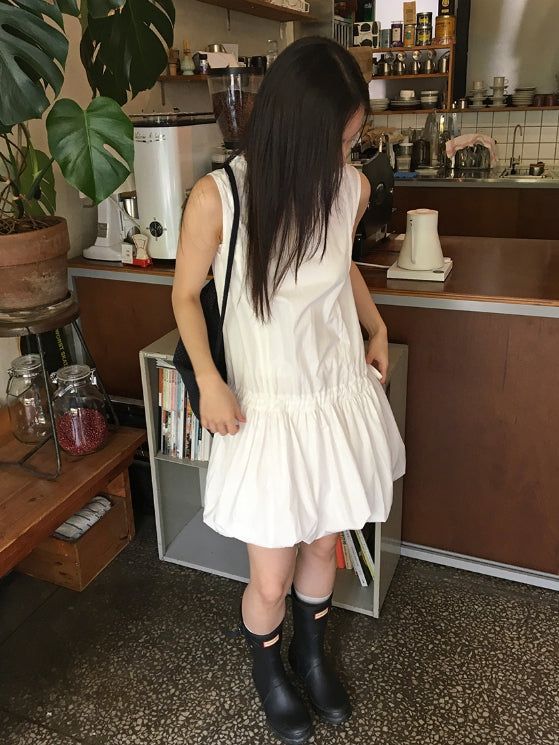 BAON（バオン）の「Miha Sleeveless Balloon Midi One Piece（Dresses）」