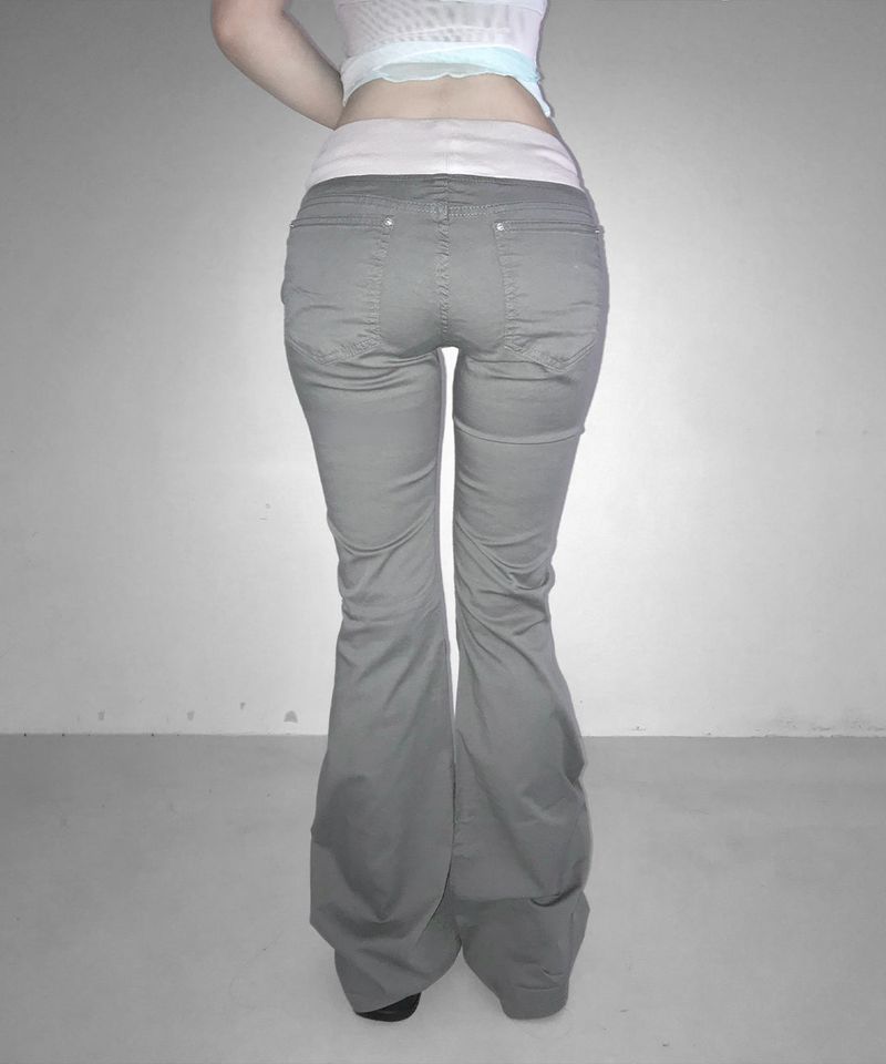 ローシャーリングブーツカットパンツ (2colors)