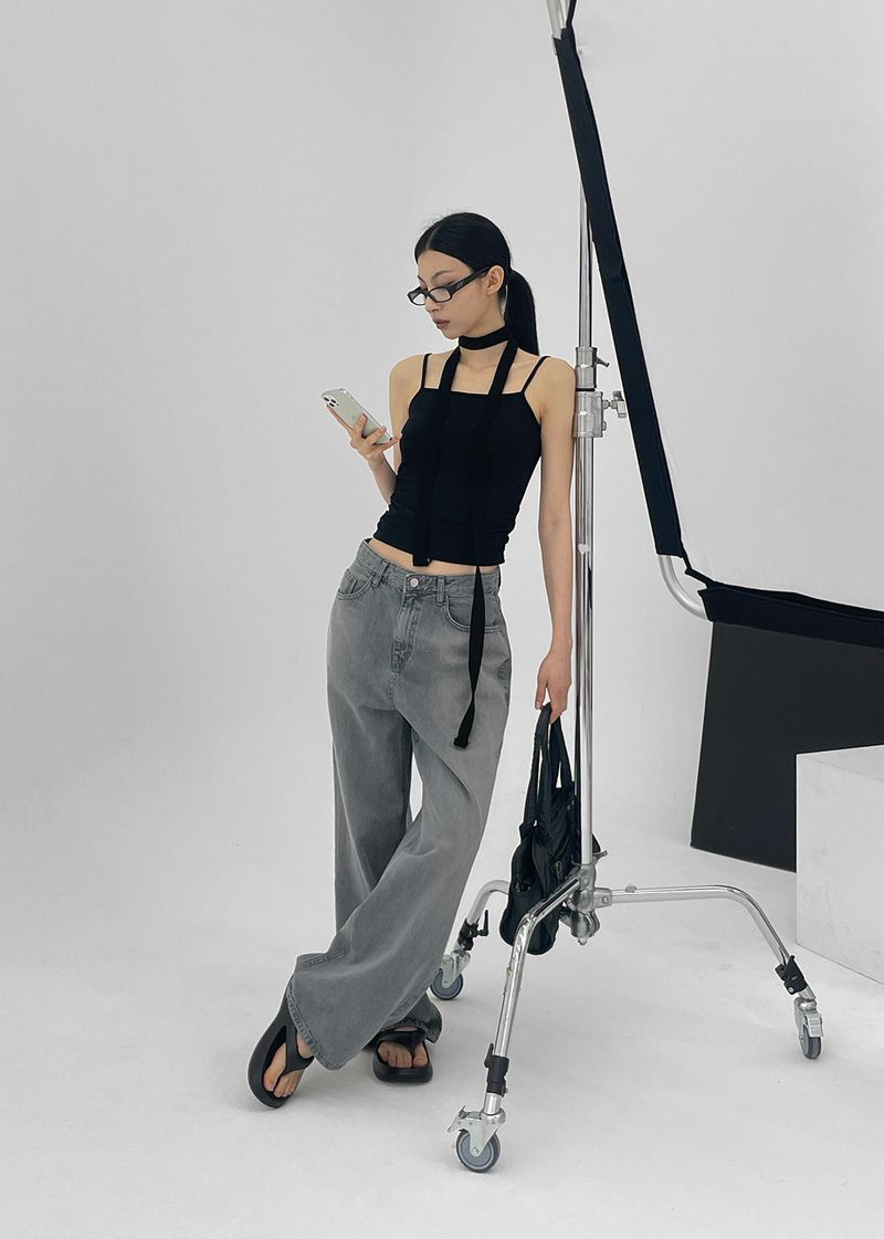 BLACKUP（ブラックアップ）の「[MADE] Easy Shirring Tank Top With Built-in Cap（Tops）」