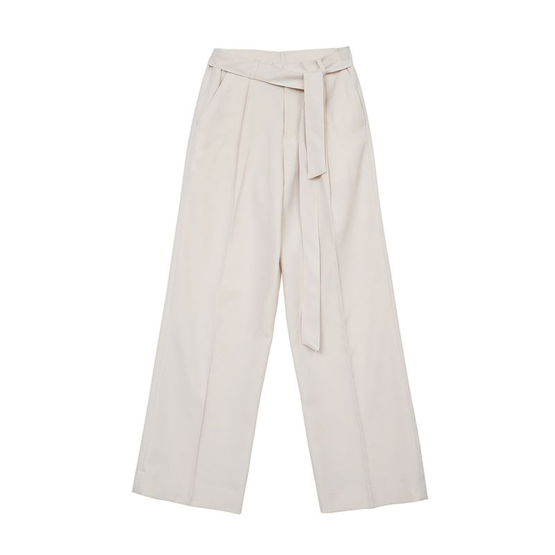FL Belted Side Banding Wide Slacks (4 colors)