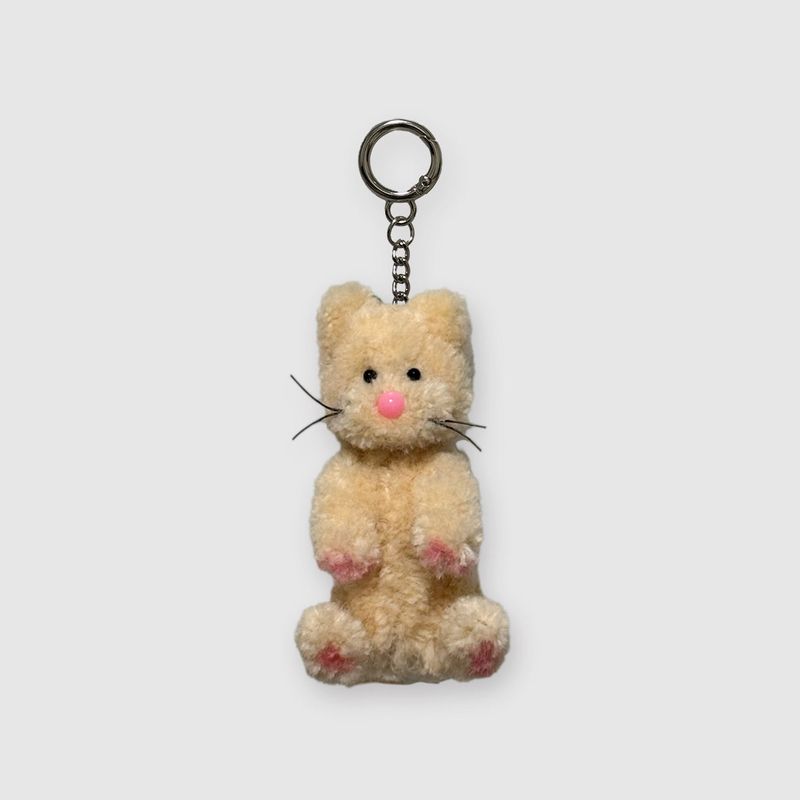 Papimyong（パピミョン）の「[made] cream ferret keyring m size（Toys/Key Holders）」