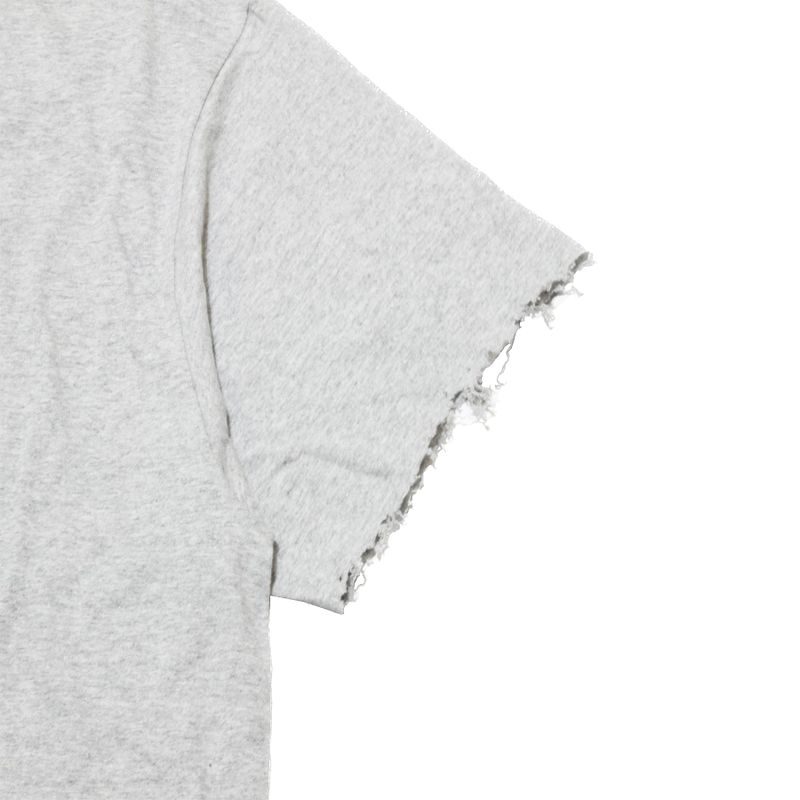 damage cutting t-shirt (gray)