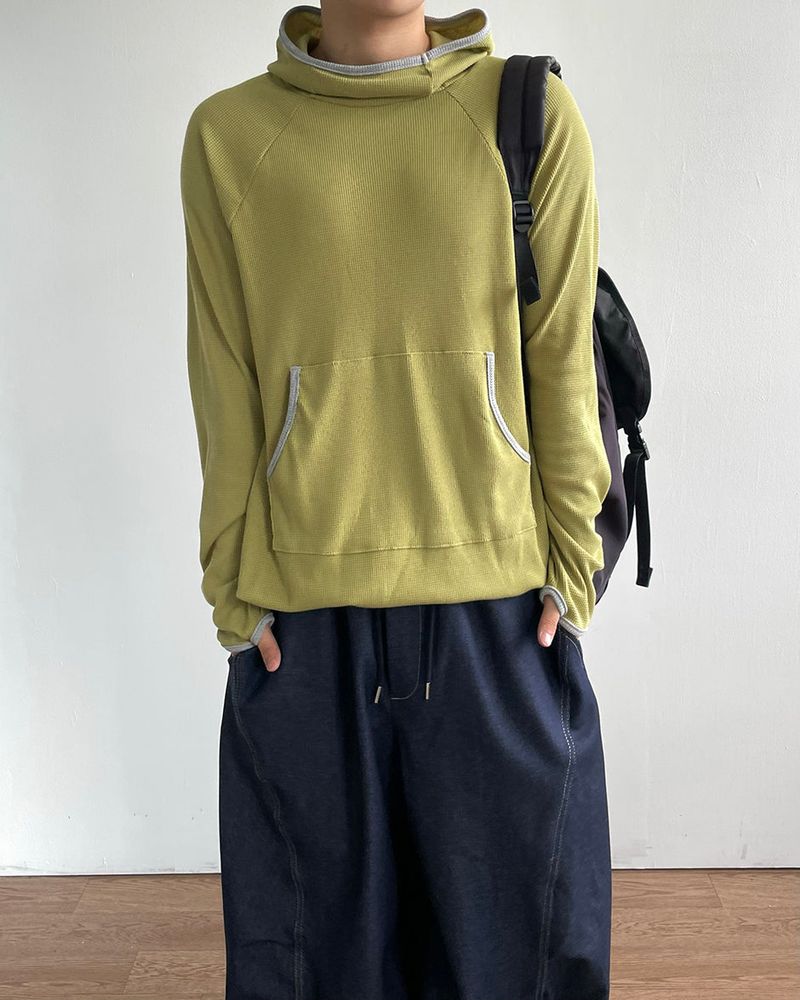 IDF（アイディーエフ）の「Gets High-neck Waffle Hoodie（Tops）」