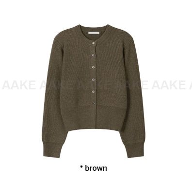 ESSENTIAL ROUND KNIT CARDIGAN