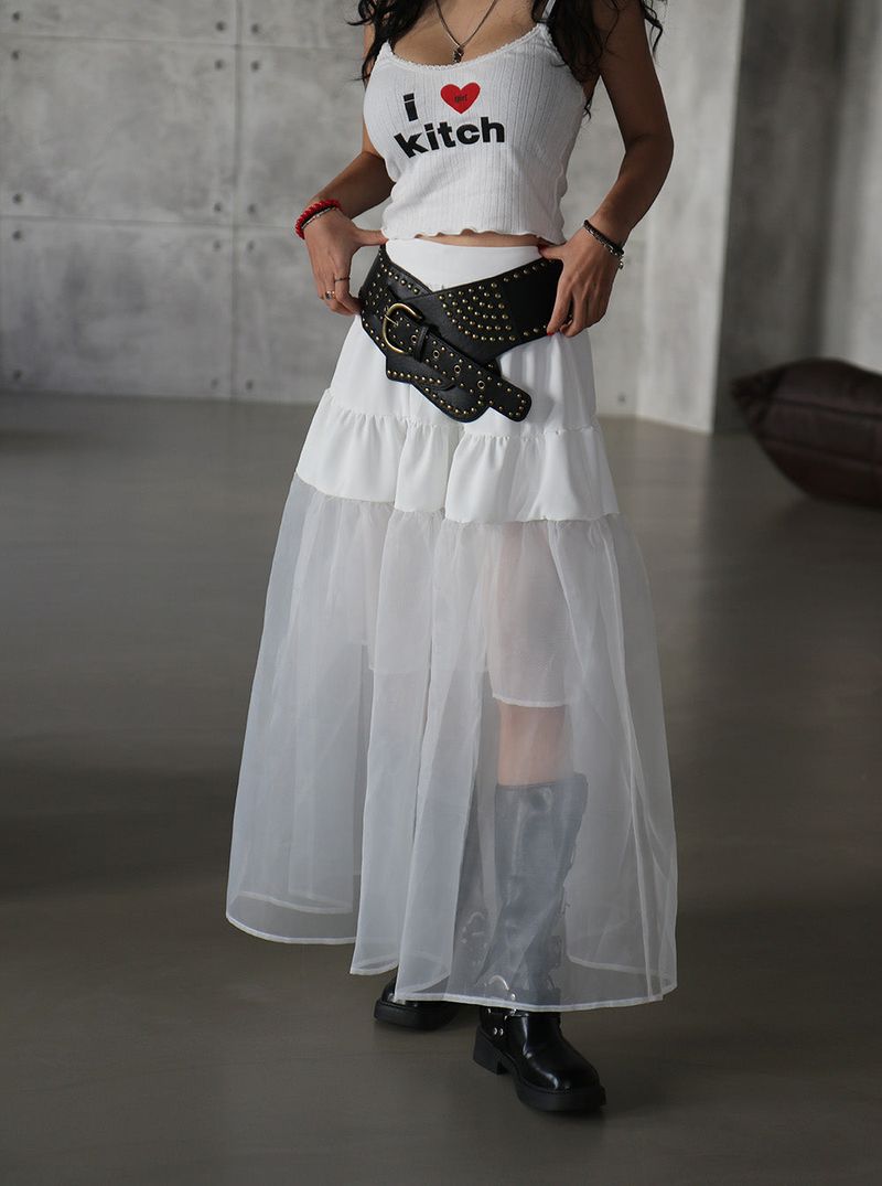 I love lace kitsch sleeveless