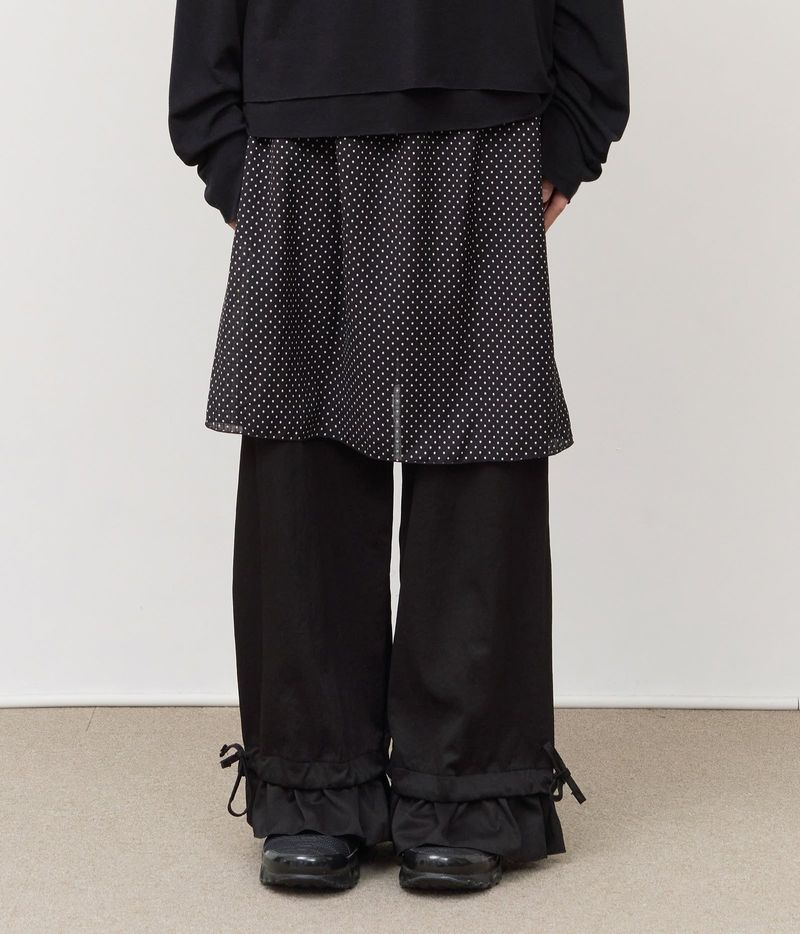 HIFIFNK(ハイファイファンク)の「(W) Bubu Dot Skirt Pants(Pants)」