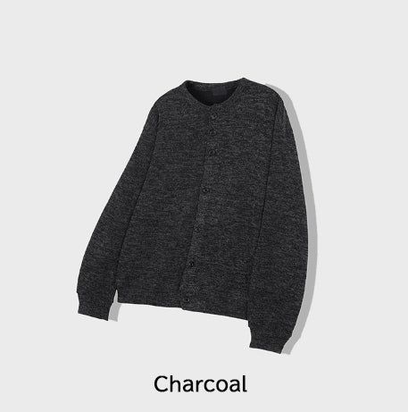 Soba Ribbed Round Cardigan